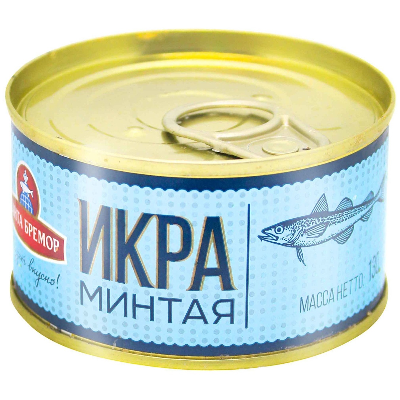

Икра минтая Санта Бремор люкс 130г