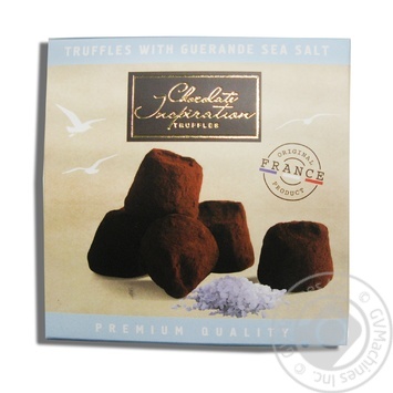 Трюфелі Chocolate Inspiration з морською сіллю 200г купити, ціни на МегаМаркет - фото 1