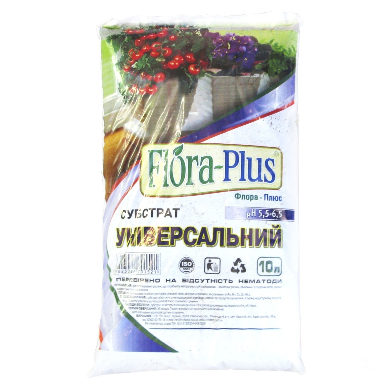 

Субстрат Flora-Plus универсальный 10л
