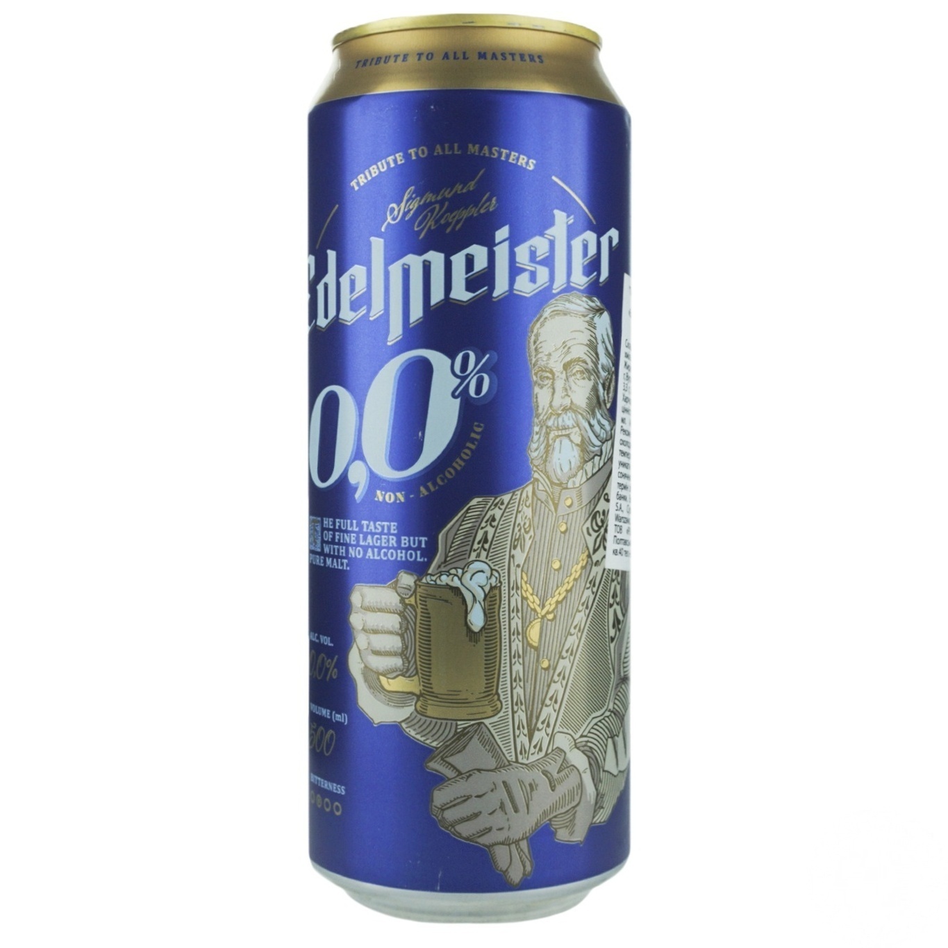 

Пиво Edelmeister безалкогольное ж/б 0,5л