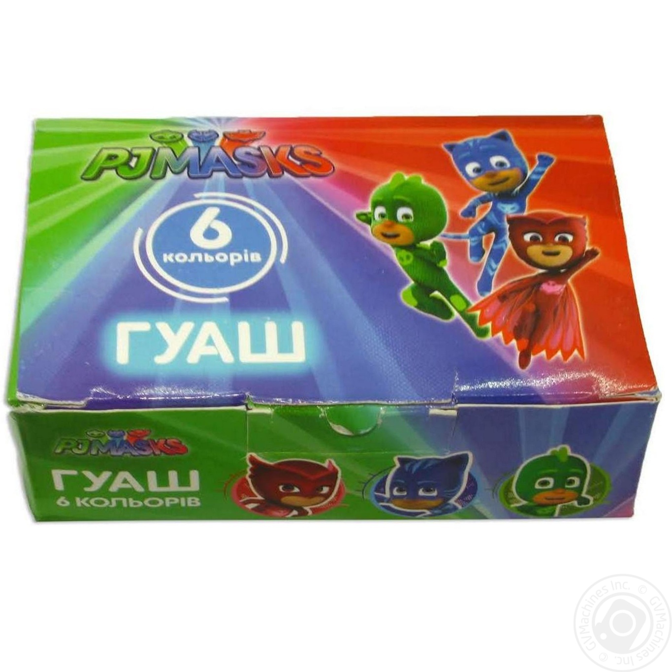 

Гуашь набор Pj masks 6 цветов