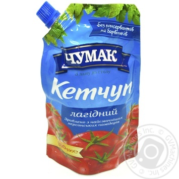 Кетчуп Чумак Лагідний 300г купити, ціни на МегаМаркет - фото 1