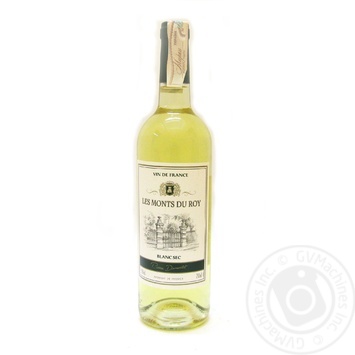 Вино Les Monts du Roy Blanc Sec біле сухе 0.75л x6 купить, цены на МегаМаркет - фото 2