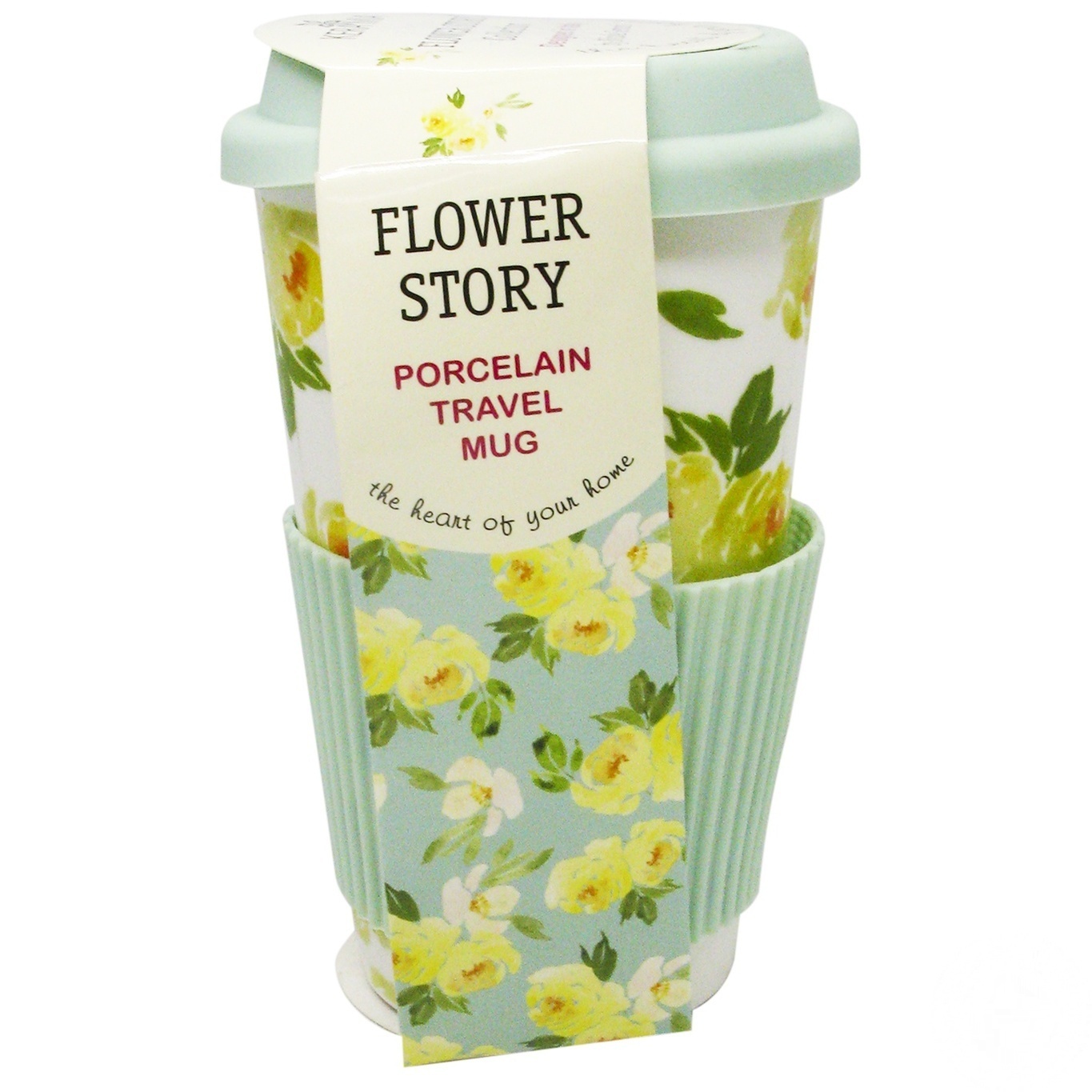 

Чашка Keramia Flower Story с крышкой 440мл