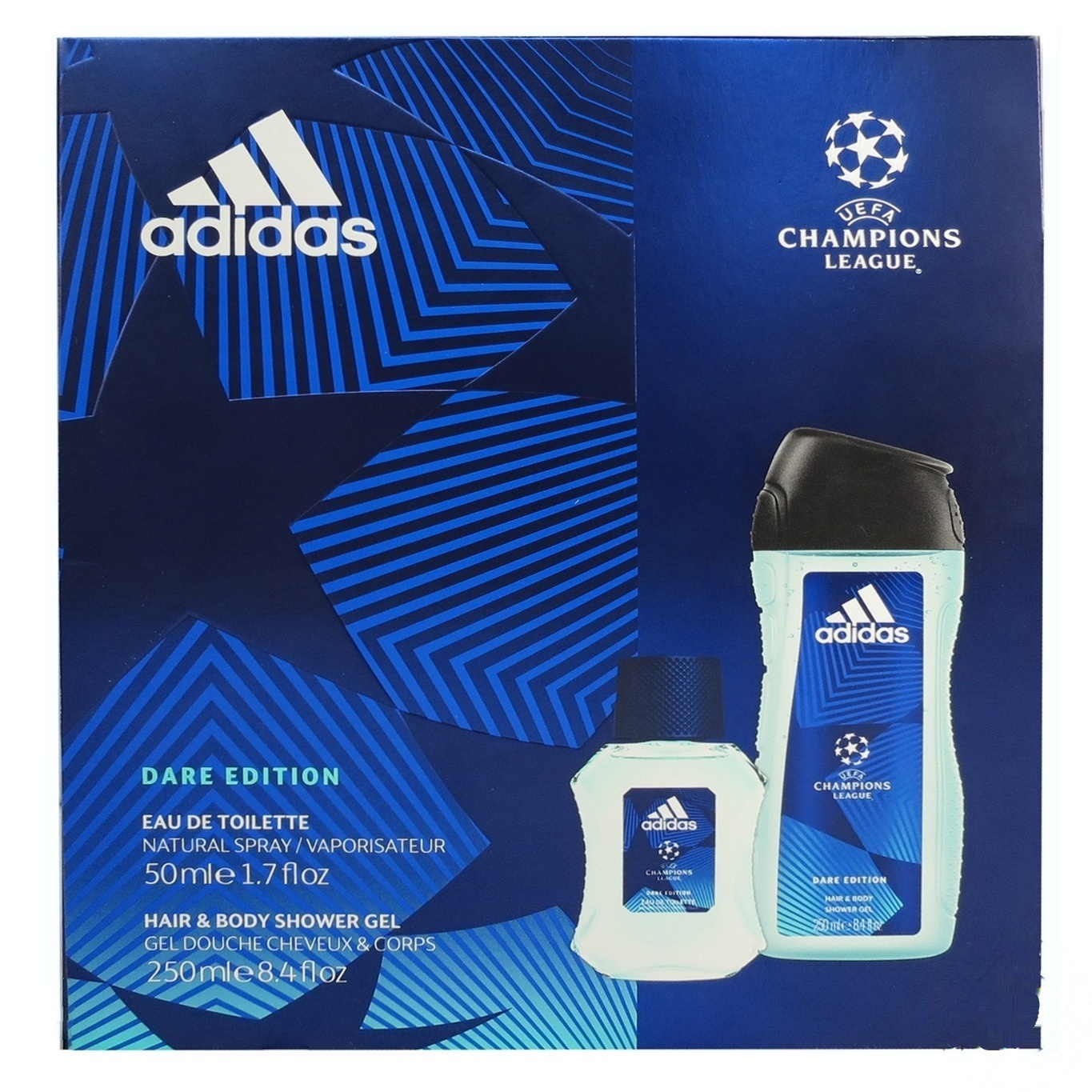 

Набор Adidas UEFA Гель для душа 250мл + Туалетная вода 50мл