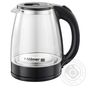 Electric kettle Holmer glass 1800ml - buy, prices for MegaMarket - photo 1