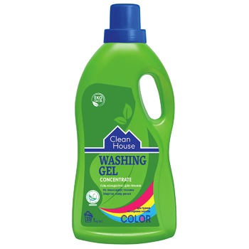 Clean House Color Washing Gel 1l - buy, prices for Auchan - photo 1