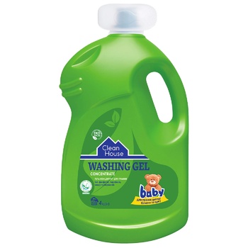 Clean House Baby Gel-concentrate for Children's Clothes 4kg - buy, prices for METRO - photo 1