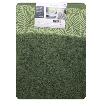 Tarrington House Origine2 Green Shower Towel 70x140cm - buy, prices for METRO - photo 1