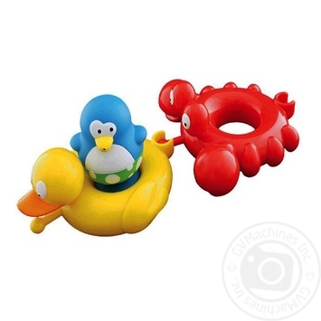 Water Fun Cheerful Friends Penguin, Duck and Crab Bath Toy - buy, prices for - photo 1