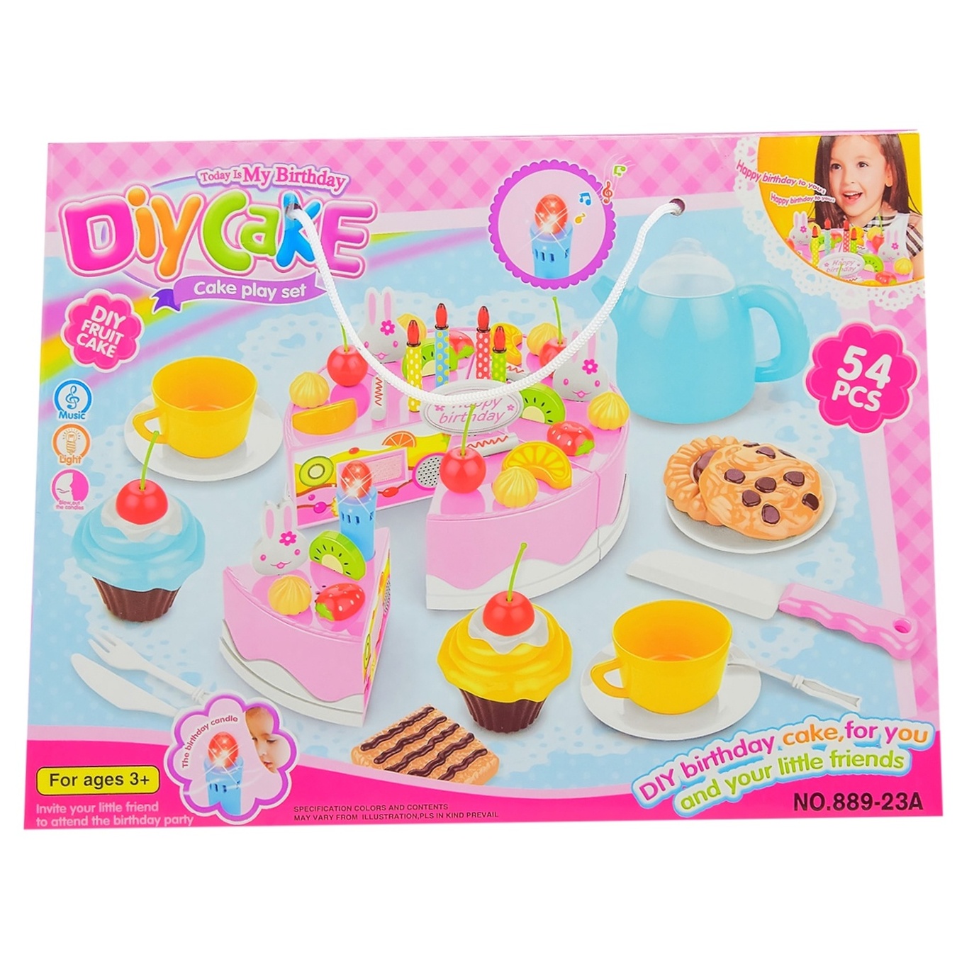 

Игровой набор Десерт 54 предмета