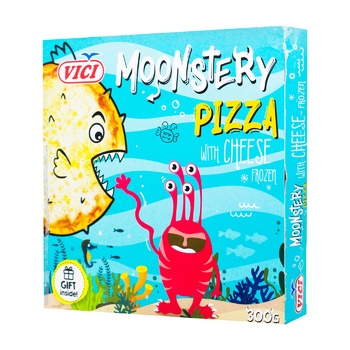 Пицца Vici Moonstery с сыром моцарелла замороженая 300г - купить, цены на Auchan - фото 1