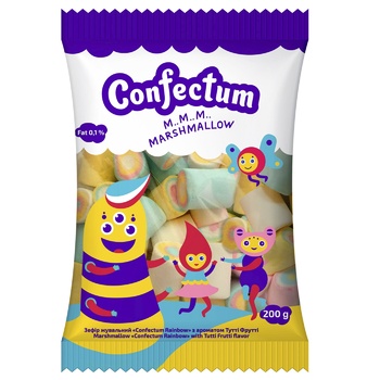 Lisova kazka Confectum Rainbow Marshmallow with Tutti Frutti Flavor 200g - buy, prices for Vostorg - photo 1