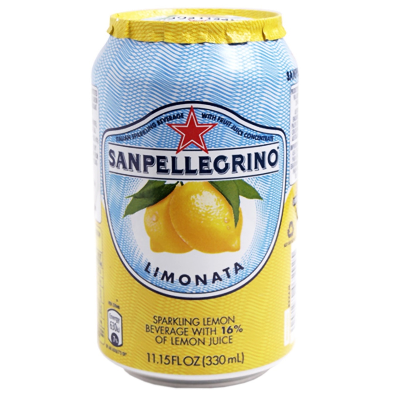 

Вода минеральная газированная Sanpellegrino Limonata 0,33л железная банка