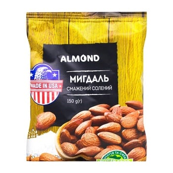 Мигдаль Almond смажений солоний 150г - купити, ціни на КОСМОС - фото 1