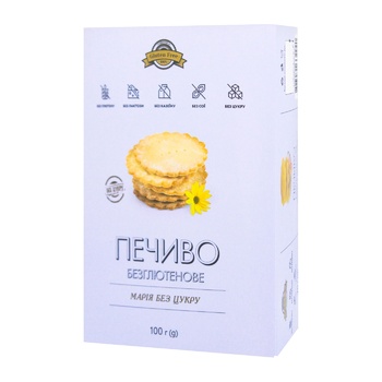Печиво Марія без цукру 100г - купити, ціни на - фото 1