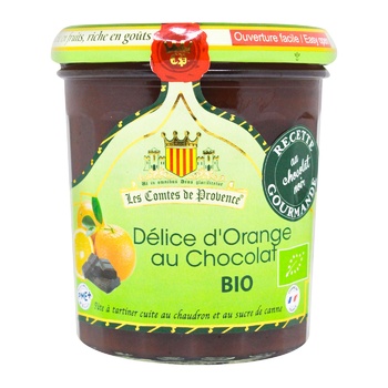 Les Comtes de Provence Orange and Chocolate Jam 350g - buy, prices for - photo 1