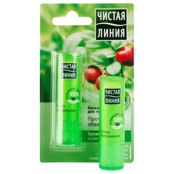 Lip balm Pure line sea-buckthorn 4g - buy, prices for Auchan - photo 1