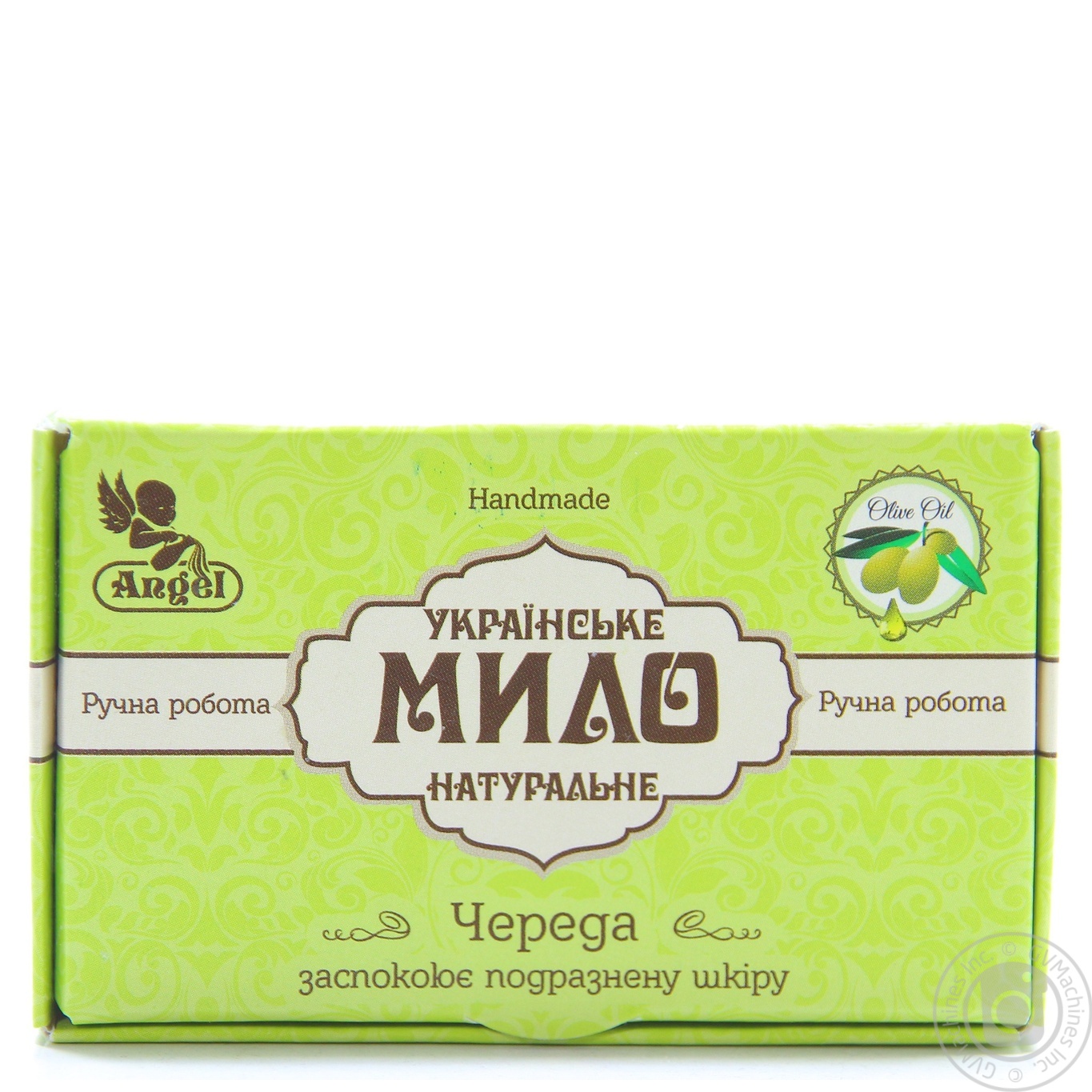 

Мыло Angel натуральное украинское ручной работы череда 95г
