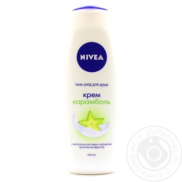 Гель для душу Nivea Крем карамболь 500мл купити, ціни на МегаМаркет - фото 1