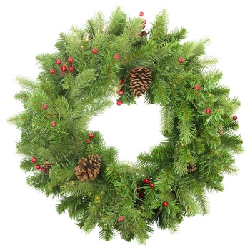 Tarrington House Christmas Wreath Berries and Cones 45cm - buy, prices for METRO - photo 1