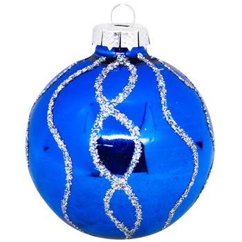 Christmas Ball Graphics Blue 65mm - buy, prices for - photo 2