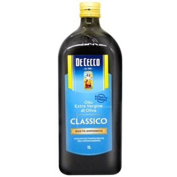 Олія оливкова De Cecco Classico Extra Virgin 1л