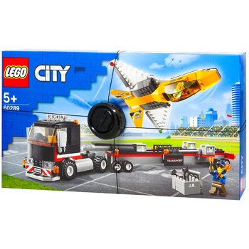 Конструктор Lego City Транспортер каскадерського літака - купити, ціни на Auchan - фото 1