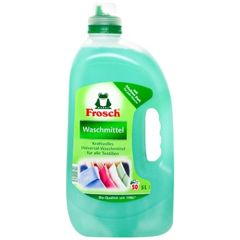 Средство для стирки Frosch для цветных тканей жидкое 5л