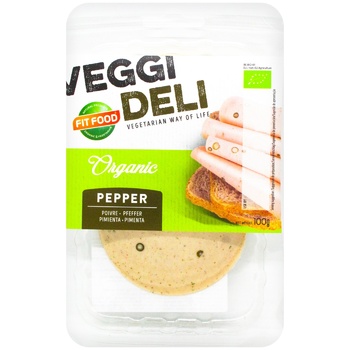 Слайси Vegan Deli з перцем 100г