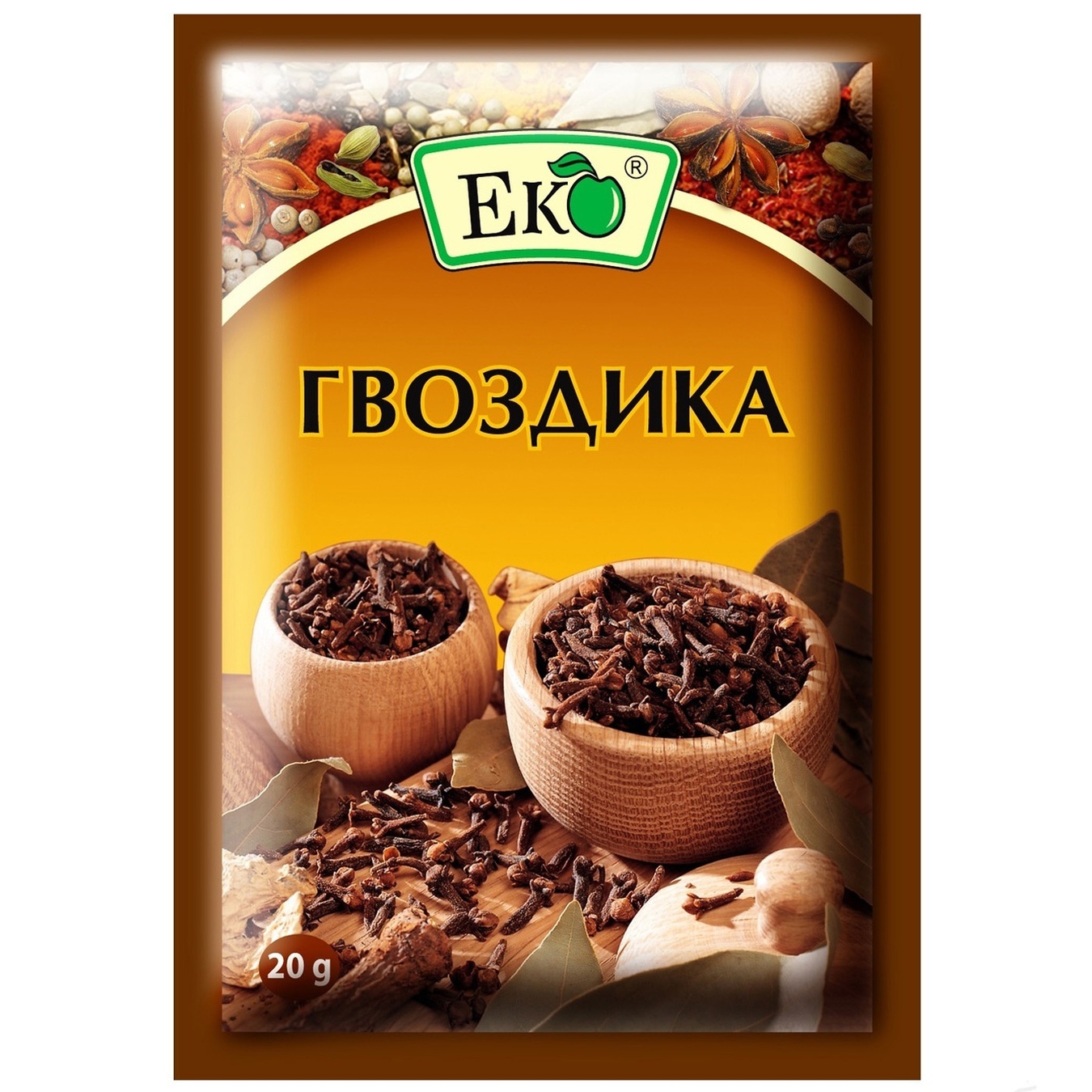 

Приправа Эко Гвоздика 20г