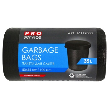 ProService Garbage bags black 35l 100pcs - buy, prices for METRO - photo 2