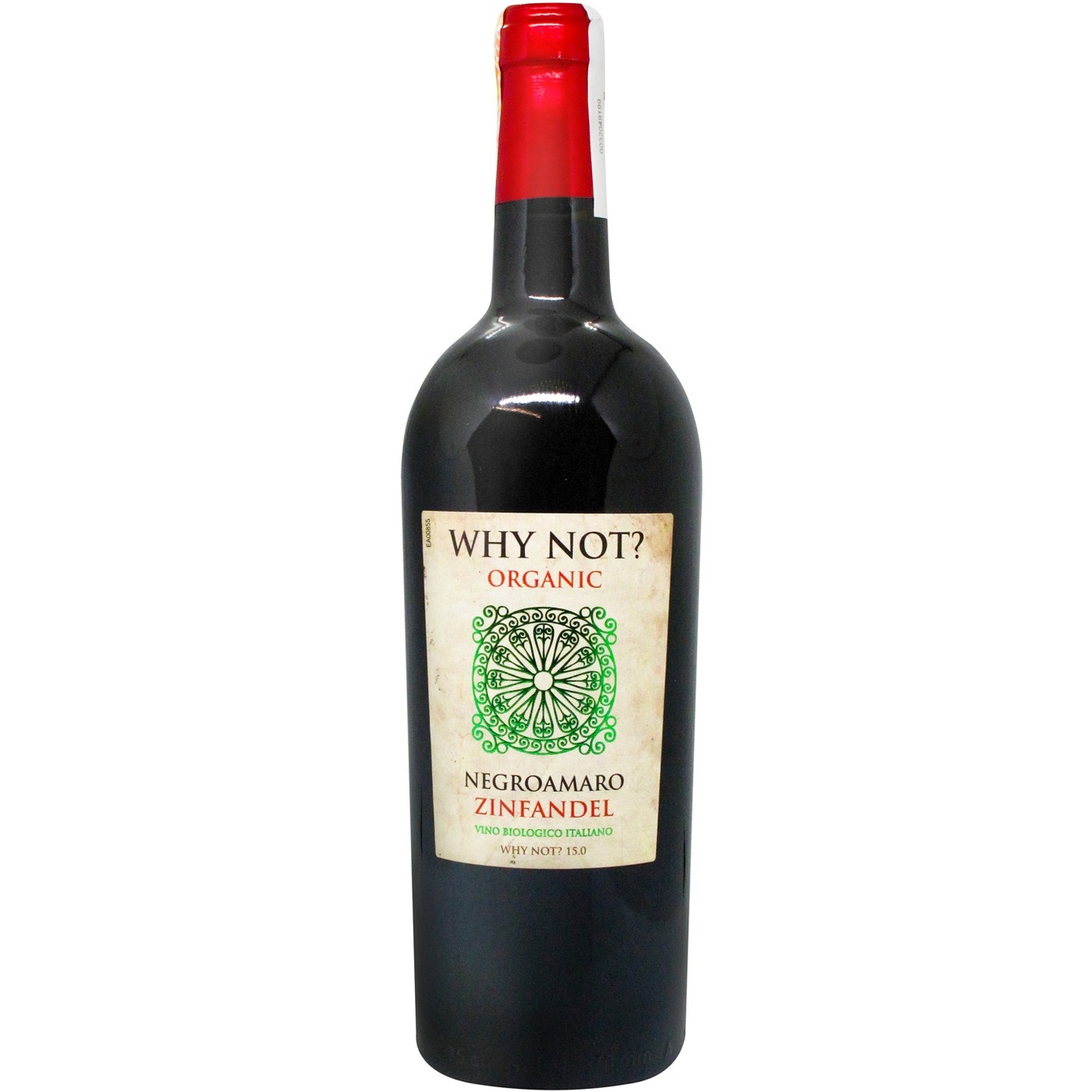 Вино Why Not? Organic Zinfandel красное сухое 15% 0,75л - заказать лучшие с  METRO