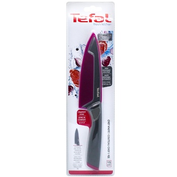 Нож Tefal Fresh Kitchen для шефа с чехлом 15см - купить, цены на METRO - фото 1