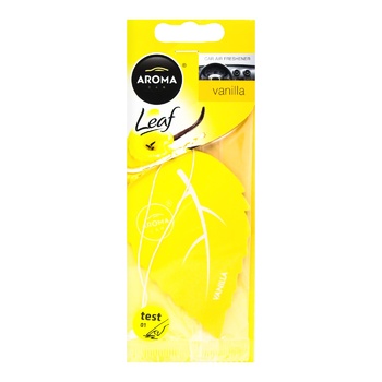 Aroma Car Leaf Vanilla Flavor - buy, prices for ULTRAMARKET - photo 1