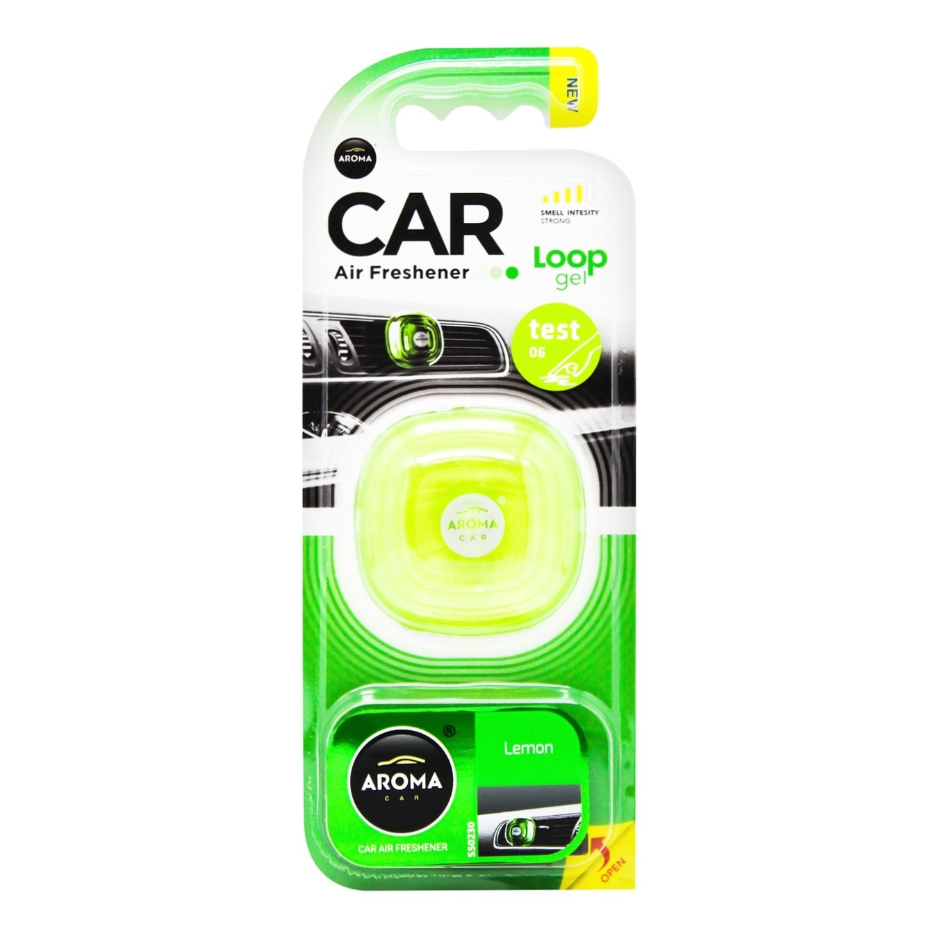 

Ароматизатор Aroma Car Loop gel для автомобиля Лимон