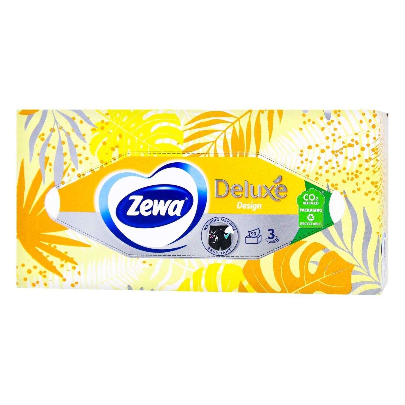 

Салфетки бумажные Zewa Deluxe трехслойные 90шт дизайн в ассортименте