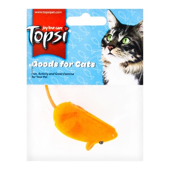 Topsi Little Mouse Toy for Cats 10cm - buy, prices for METRO - photo 4