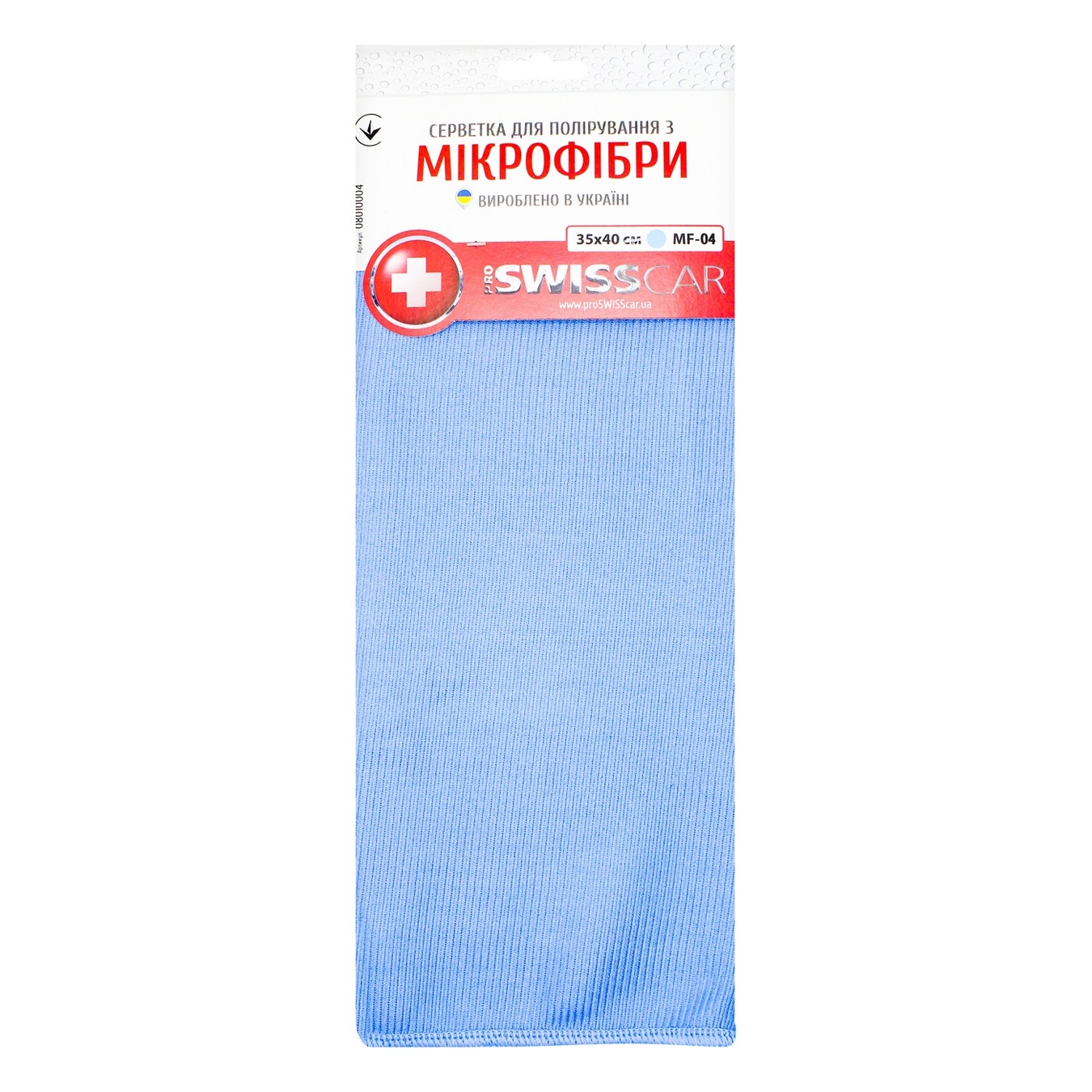 

Салфетка ProSwisscar из микрофибры для стекла голубая 35*40см