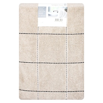 Tarrington House Geom Beige Shower Towel 70x140cm - buy, prices for METRO - photo 1