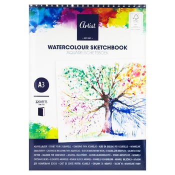 Artist Watercolour Sketchbook A3 22 sheets - buy, prices for - photo 1
