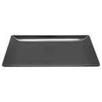 Ipec Tokyo Rectangular Black Plate 25x14.5cm