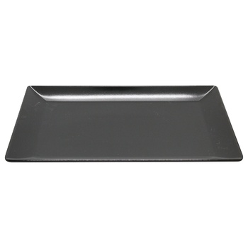 Ipec Tokyo Rectangular Black Plate 30x20cm - buy, prices for Metro - photo 1