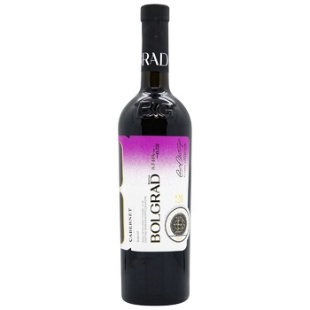 Bolgrad Cabernet Dry Red Wine 9.5-14% 0.75l - buy, prices for Za Raz - photo 1