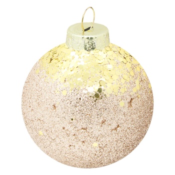 Glitter Christmas Tree Ball 8cm in assortment - buy, prices for - photo 5