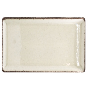 Kutahya Pearl Beige Rectangular Plate 23cm - buy, prices for - photo 2