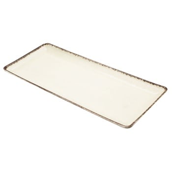 Kutahya Pearl Beige Rectangular Plate 35cm - buy, prices for METRO - photo 1