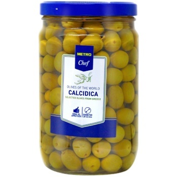 Metro Chef Calcidica Green Olive with Pit 1.7l