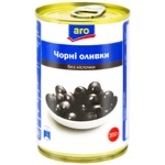 Оливки черные Aro без косточки 300г