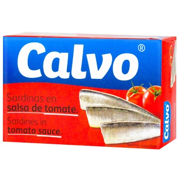 Сардины Calvo в томатном соусе 120г - купить, цены на - фото 1